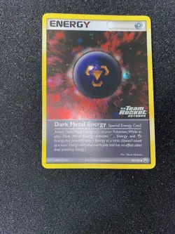 2004 Pokemon EX Team Rocket Returns Dark Metal Energy Reverse Foil 94/109 NM - Image 5