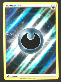 Pokemon TCG Darkness Energy (Textured Full Art) 158/159 Crown Zenith NM - Image 1