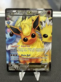 Pokemon Flareon EX Full Art Holo RC28/RC32 Generations Radiant Collection - Image 1