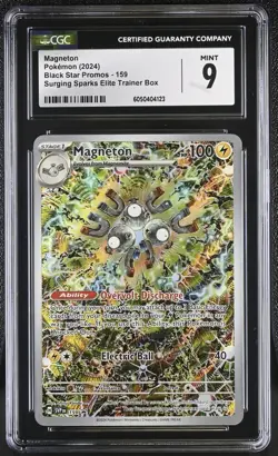 2024 Pokemon Black Star Promos Magneton #159 CGC 9 - Image 1