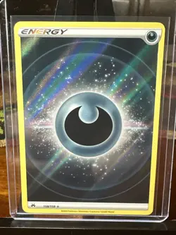 Darkness Energy (Texture Full Art) 158/159 Crown Zenith Holo Pokemon tcg - Image 1