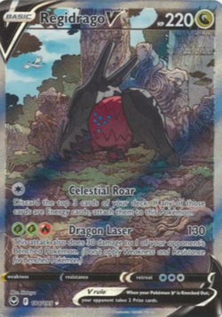 1X NM Regidrago V - 184/195 - Alternate Art Ultra Rare - Pokemon Silver Tempest - Image 1