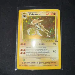 Kabutops, 9/62, Hologram, Fossil, 1999, Pokemon - Image 2