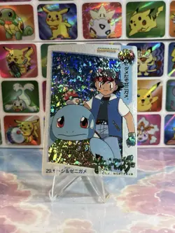Pokemon Holo Vintage Pocket Monsters Laundrymat Vending Machine Sticker 98 Japan - Image 1