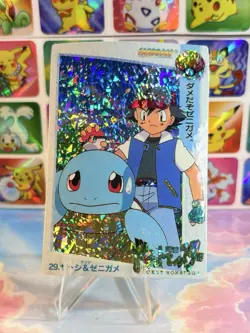 Pokemon Holo Vintage Pocket Monsters Laundrymat Vending Machine Sticker 98 Japan - Image 2