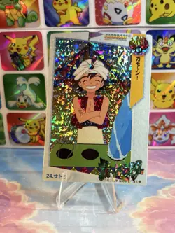 Pokemon Holo Vintage Pocket Monsters Laundrymat Vending Machine Sticker 98 Japan - Image 3
