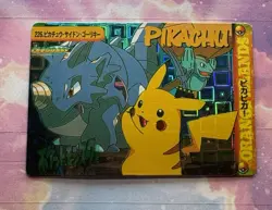 Pokemon Vintage Pocket Monsters Vending HOLO Prism Sticker 1999 Bandai Nintendo - Image 2