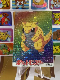 Pokemon Vintage Pocket Monsters Vending HOLO Prism Sticker 1999 Bandai Nintendo - Image 2