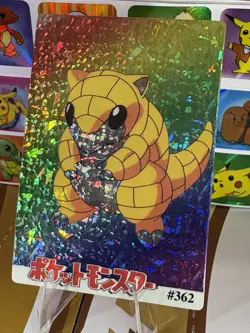 Pokemon Vintage Pocket Monsters Vending HOLO Prism Sticker 1999 Bandai Nintendo - Image 3