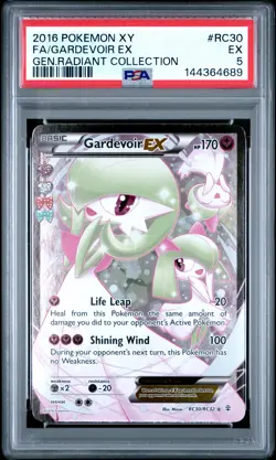 2016 POKEMON XY GENERATIONS RADIANT COLL #RC30 FULL ART/GARDEVOIR EX PSA 5 - Image 1