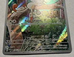 Meowth 106/094 Pokemon TCG Phantasmal Flames English Illustration Rare IR NM/M - Image 2