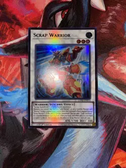 Yugioh! Scrap Warrior L5DD-ENY33 Ultra Rare 1st Edition Near Mint - Image 1