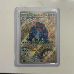 Pokemon Seismitoad 105/086 Sv: Black Bolt Full Art Holo Illustration Rare Card - Image 1