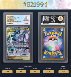 ACE 10 Arceus & Dialga & Palkia GX 166/S-P Promo Pokemon Card PERFECT SUBS - Image 3