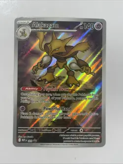 Alakazam 009 Me: Mega Evolution Promo Holo Card Mint/Nm Condition - Image 1