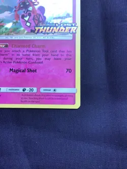 Pokemon Cards: Lost Thunder Prerelease Staff Promo: Tapu Lele SM152 - Image 5