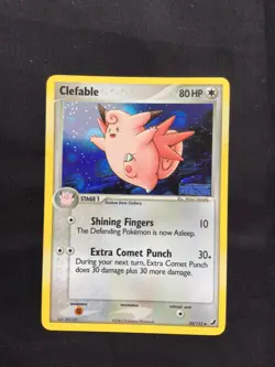 Pokemon Cards: EX Unseen Forces Reverse Holo: Clefable 36/115 - Image 1