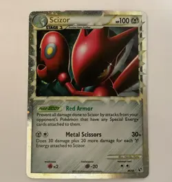 Pokemon TCG Scizor Prime Holo Ultra Rare Card 84/90 Undaunted HP 100 Metal Sciss - Image 2