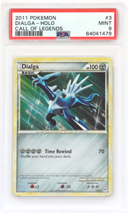 2011 Pokemon Call of Legends #3 Dialga Holo PSA 9 Card MINT! Rare! Fee Shipping! - Image 1