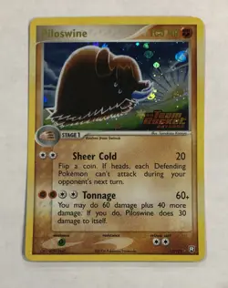 PILOSWINE Card 13/109 Reverse Holo Rare Team Rocket Returns STAMPED Light Play - Image 1