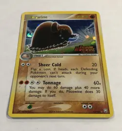 PILOSWINE Card 13/109 Reverse Holo Rare Team Rocket Returns STAMPED Light Play - Image 2