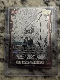 Dragon Ball Z Super Card Game SB02-008 SR Son Gohan:Childhood - Image 1