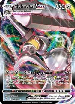 Melmetal Vmax 048/078 Pokemon Go Card TCG Near MINT - Image 1