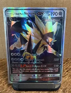 Dusk Main Necrozma GX SM103 Black Star Promo Pokemon Card LP - Image 1