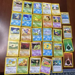 Pokemon Card Lot OF 29 Played With 1999 - Image 1