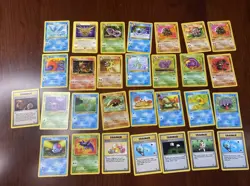 Pokemon Card Lot OF 32 Played With 1999 - Image 1