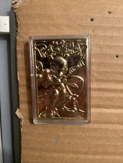 1999 Burger King Limited Edition Pokemon Trading Card 23K Gold Plated Mewtwo - Image 1