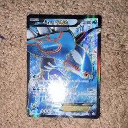 Pokemon TCG Kyogre EX Holo Full Art Primal Clash 148/160 Ultra Rare Card - Image 1