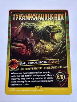 [1x] Tyrannosaurus Rex - Etali, Primal Storm Near Mint, English Secret Lair MTG - Image 1