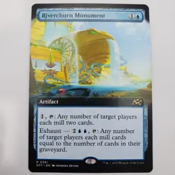 Riverchurn Monument Extended Art Non Foil - DFT 0381 - MTG Magic - Image 1