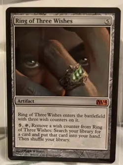 MTG Magic The Gathering Ring of Three Wishes - Image 1