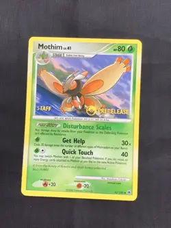 Pokemon Cards: Majestic Dawn Staff Prerelease: Mothim 42/100 - Image 1
