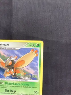 Pokemon Cards: Majestic Dawn Staff Prerelease: Mothim 42/100 - Image 3