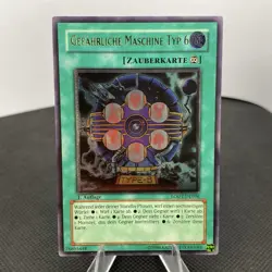 Yugioh Gefahrliche Maschine Typ 6 LODT-DE096 1. Auflage Ultimate Rare Near Mint - Image 2