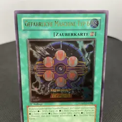 Yugioh Gefahrliche Maschine Typ 6 LODT-DE096 1. Auflage Ultimate Rare Near Mint - Image 4