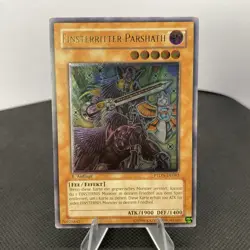 Yugioh Finsterritter Parshath PTDN-DE082 1. Auflage Ultimate Rare Exzellent - Image 2