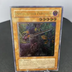 Yugioh Finsterritter Parshath PTDN-DE082 1. Auflage Ultimate Rare Exzellent - Image 4