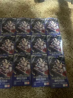 OP14 - EB04 | The Azure Sea’s Seven One Piece TCG Sleeved Booster | Lot of 15 - Image 3