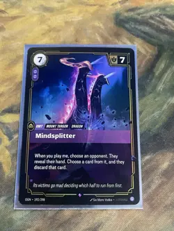 Riftbound Origins Mindsplitter Foil card OGN 192/298 League of legends - Image 1