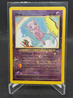 Pokemon Mew Southern Islands Reverse Holo Promo Card 01/18 English - Image 1