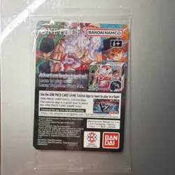 Bandai One Piece CCG Monkey.D.Luffy Foil Promo Full Art US Voyage Card P-055 - Image 2