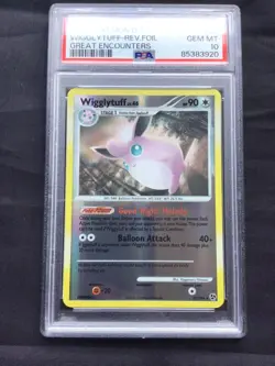 Pokemon Cards: Great Encounters Reverse Holo: Wigglytuff 32/106 PSA 10 - Image 2