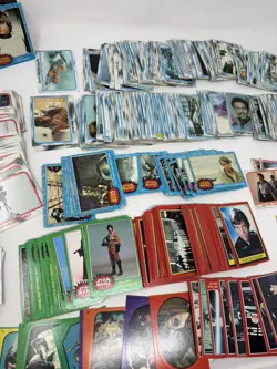 Vintage Star Wars Trading Cards 1977 + Years Mixed HUGE Card Lot Skywalker 1 - Image 3