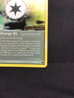 Pokemon Cards: EX Dragon Frontiers Reverse Holo: Holon Energy GL 85/101 - Image 5