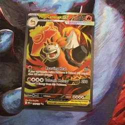 Mega Camerupt EX Holo Pokemon Card 156/132 ME01 Ultra Rare Mega Evolution - Image 1