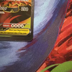 Mega Camerupt EX Holo Pokemon Card 156/132 ME01 Ultra Rare Mega Evolution - Image 2